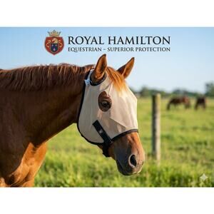 Royal Hamilton Mesh Fly Mask – Cob Size